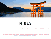 Tablet Screenshot of nibes.org